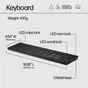 Клавіатура HP 450 Programmable Wireless UA Black (4R184AA) - зменшене зображення 12
