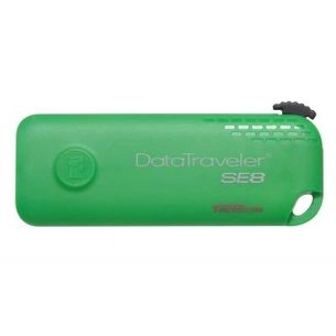 USB флеш накопичувач Kingston 128GB DataTraveler SE8 Green USB 2.0 (DTSE8/128GB) зображення 1