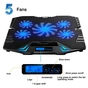 Підставка до ноутбука IceCoorel 10-15", 1*125mm 1400 RPM + 4*70mm 2500 RPM, 2*USB, 365x297x30mm, Blue (K5Bl) - зменшене зображення 5
