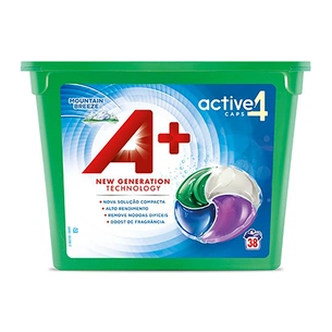 Капсули для прання A+ Mountain Breeze 4 в 1 38 шт. (8435495818595) зображення 1