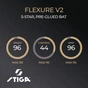 Ракетка для настільного тенісу Stiga Ракетка для настільного тенісу Stiga Flexure 5 Star ver.2 FL (1215-1205-3 (931707) - уменьшенное изображение 8