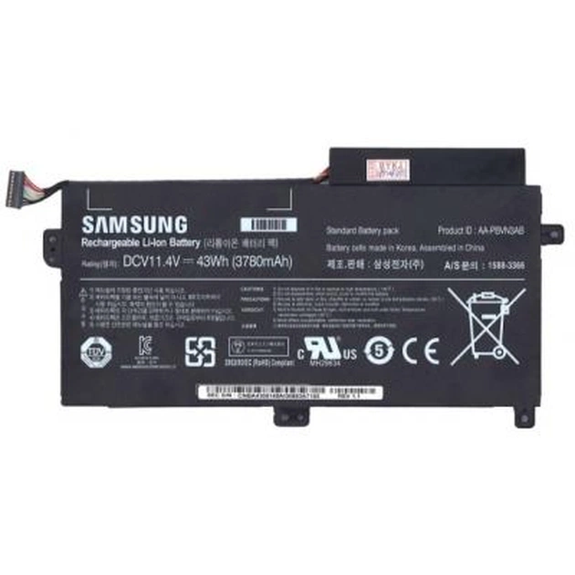 Аккумулятор для ноутбука Samsung 470R5 AA-PBVN3AB 43Wh (3780mAh) 3cell 11.4V Li-ion (A47016) - изображение 1