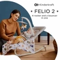 Крісло-гойдалка Kinderkraft шезлонг Felio 2 Peony Rose (5902533921096) - зменшене зображення 5