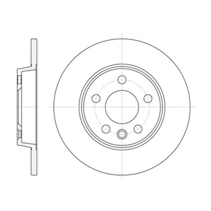 Гальмівний диск REMSA 6558.00 зображення 1