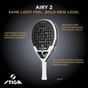 Ракетка для падел тенісу Stiga Racket AIRY 2 (2204-1311-01) (932054) - зменшене зображення 7