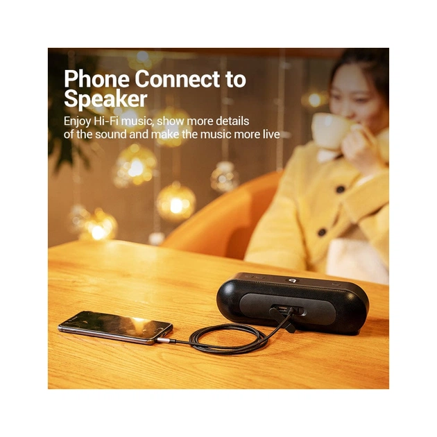 Кабель мультимедійний 3.5mm M to 3.5mm M 1.0m (4pin) gray Vention (BAQHF) - зображення 6