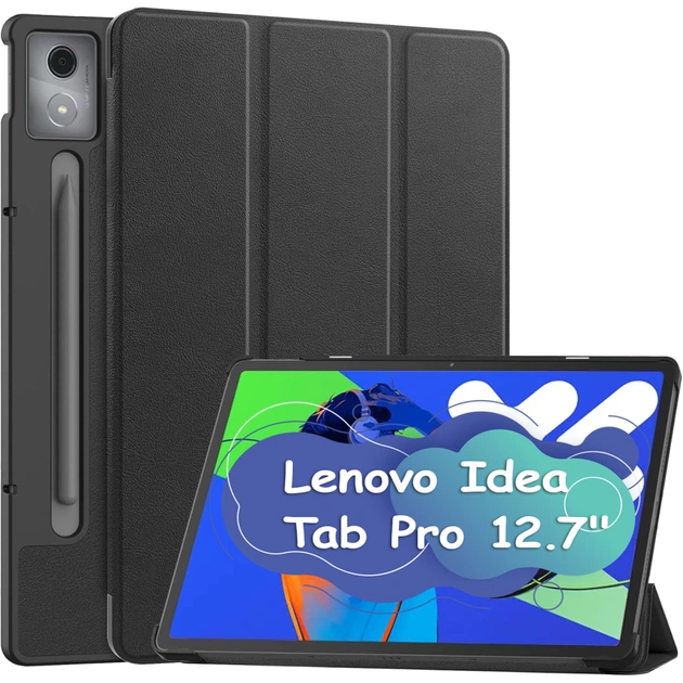 Чохол до планшета BeCover Smart Case Lenovo Idea Tab Pro 12.7" Black (713426) - зображення 1