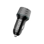Зарядное устройство BOROFONE 1xUSB-C PD30W + 1xUSB QC3.0 48W car adapter black (6941991101175) - уменьшенное изображение 4