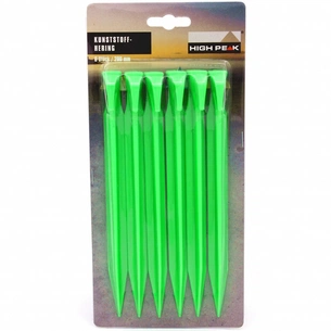 Комплект кілочків High Peak ABS Peg 20 см 6 шт Green (929002) зображення 1