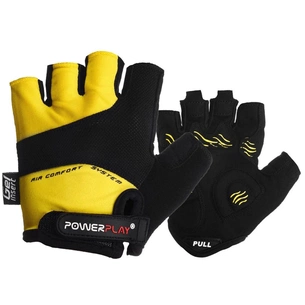 Велорукавиці PowerPlay 5013 Yellow M (5013_M_Yellow) зображення 1