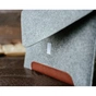 Чохол до ноутбука Gmakin 13.3" GM10 Grey/Brown, для MacBook Air/Pro 13.3 (GM10) - зменшене зображення 6