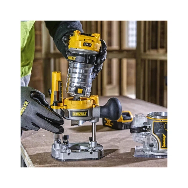 Фрезер DeWALT 18В XR Li-lon, безщітковий, 16000-25500 об/хв, цанга 6-8мм, 2x5Ah, TSTAK (DCW604P2) - picture 3