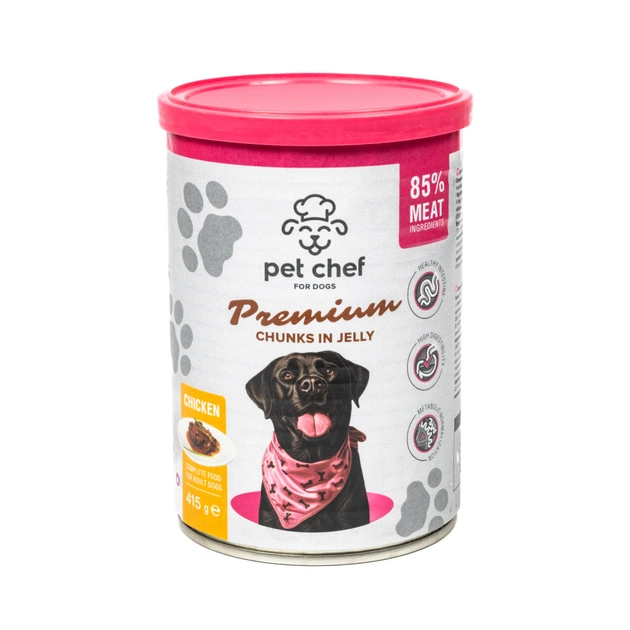 Вологий корм для собак Pet Chef З куркою 415 г (4820255193663) - picture 5