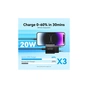 Зарядное устройство Vention 1xUSB-C PD20W + cable USB-C to Lightning black (G17B0-EU) - уменьшенное изображение 4