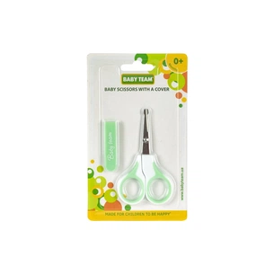 Дитячий манікюрний набір Baby Team ножиці дитячі із чохлом. (7102_мятный) picture 1