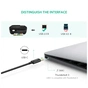 Кабель для принтера USB-C 2.0 to BM 2.0m US241 black Ugreen (50446) - зменшене зображення 3
