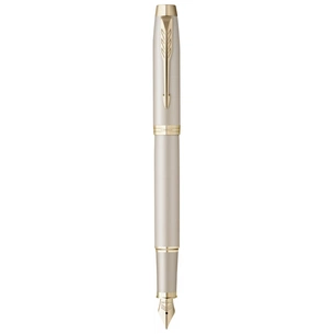 Ручка пір'яна Parker IM 17 Professionals Monochrome Champagne  FP F (28 211) изображение 1