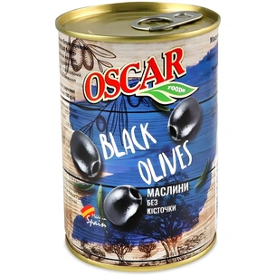 Овощная консервация Oscar foods Маслины без косточки 400 г (8413552051345) изображение 1