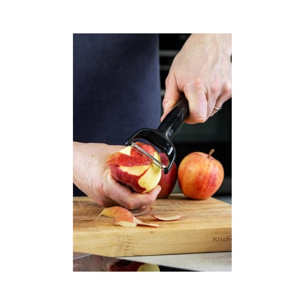 Овощечистка KitchenAid Classic горизонтальна 17,5 см чорний (KHH145OHOBEG) - изображение 4