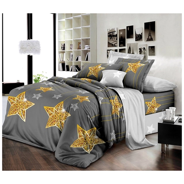Постільна білизна MirSon Бязь Premium 17-0422 Golden Star Дитяча (2200002949637) - зображення 1