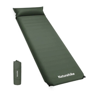 Туристический коврик Naturehike CNK2450WS020, самонадувний, 200х63х10 см, темно-зелений (6927595712733) изображение 1