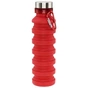 Пляшка для води Bergamo Pagoda силіконова 550 мл червона (3000B-2) - зменшене зображення 3