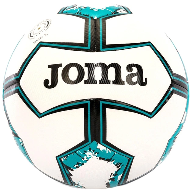 М'яч футбольний Joma Dynamic II білий, бірюзовий Уні 5 400853.223 (8445456472803) - изображение 1