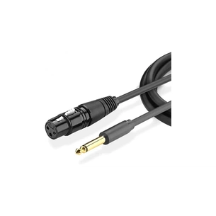 Кабель мультимедійний 6.35mm M to XLR F 5.0m AV131 black UGREEN (20721) зображення 1