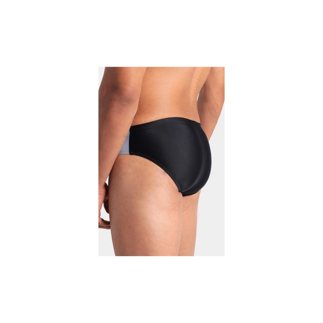 Плавки Arena Stripe Swim Briefs 007929-550 чорний, сірий 90 (3468337395201) - зображення 4
