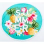 Полотенце MirSon пляжное №5055 Summer Time Garden stuff 150x150 см (2200003180695) - уменьшенное изображение 1