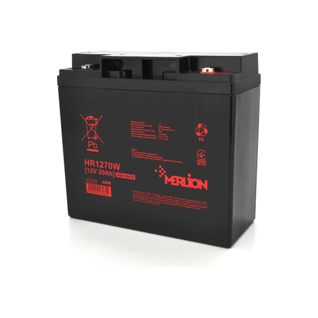 Батарея до ДБЖ Merlion HR1270W, 12V 20Ah (HR1270W) - зображення 1