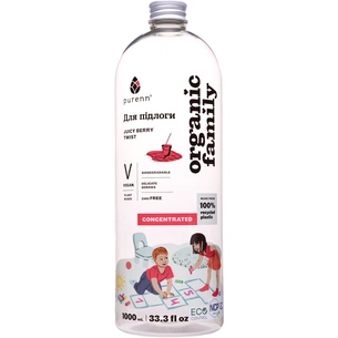 Засіб для миття підлоги Purenn Organic Family Juicy Berry Twist з ягодами 1 л (4751024880760) зображення 1