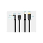 Кабель мультимедійний HDMI M to HDMI M 1.5m 90° corner black Vention (AAQBG) - зменшене зображення 4