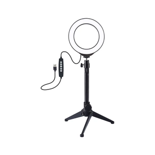 Набір блогера Puluz Ring USB LED lamp PKT3049B 4.7" + table tripod (PKT3049B) picture 1