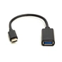Дата кабель OTG USB 2.0 AF to USB-C 0.1m PowerPlant (CA911837) - уменьшенное изображение 1