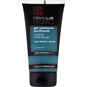 Гель для вмивання Dermolab Uomo Відлущувальний для нормальної та жирної шкіри 150 мл (8009518392883) зображення 1