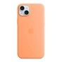 Чохол до мобільного телефона Apple iPhone 15 Plus Silicone Case with MagSafe Orange Sorbet (MT173ZM/A) - зменшене зображення 1