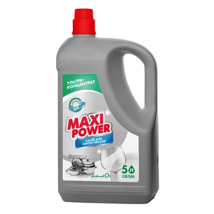 Засіб для ручного миття посуду Maxi Power Платинум 5 л (4823098415466) зображення 1