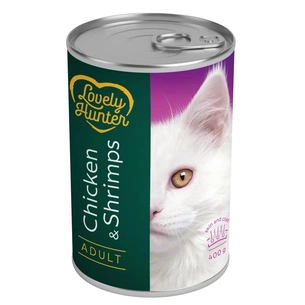 Консерви для котів Lovely Hunter Adult Chicken&Shrimps 400 г (LHU45349) зображення 1