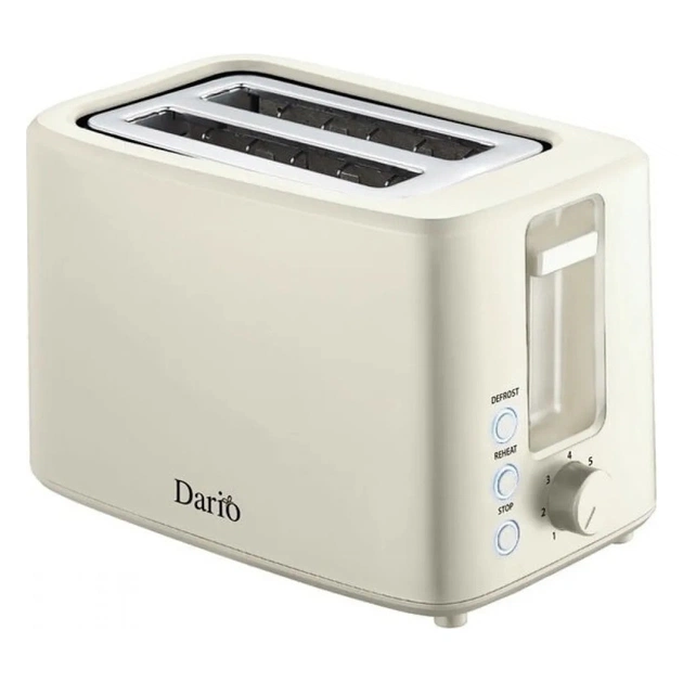 Тостер Dario DT1007 beige - зображення 1