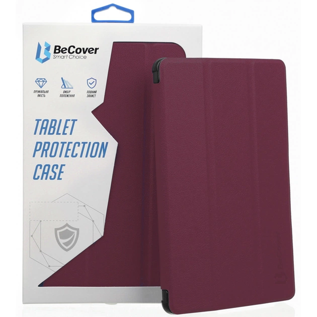 Чохол до планшета BeCover Smart Case Lenovo Tab P11 / P11 Plus Red wine (706095) - изображение 1