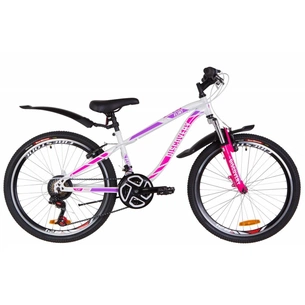 Велосипед Discovery 24" FLINT AM Vbr рама-13" 2019 біло-малиновий (OPS-DIS-24-119) зображення 1