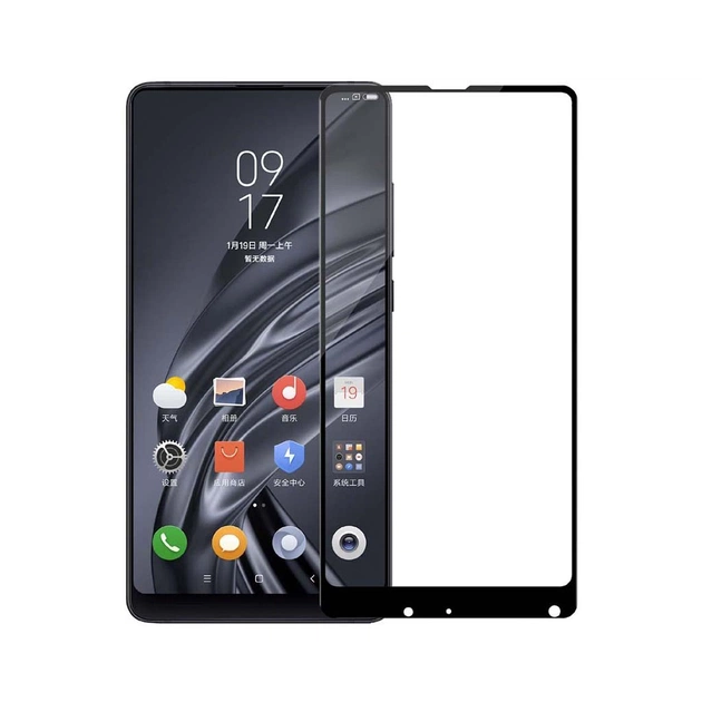 Стекло защитное PowerPlant Full screen Xiaomi Mi Mix 2, Black (GL605637) - изображение 1