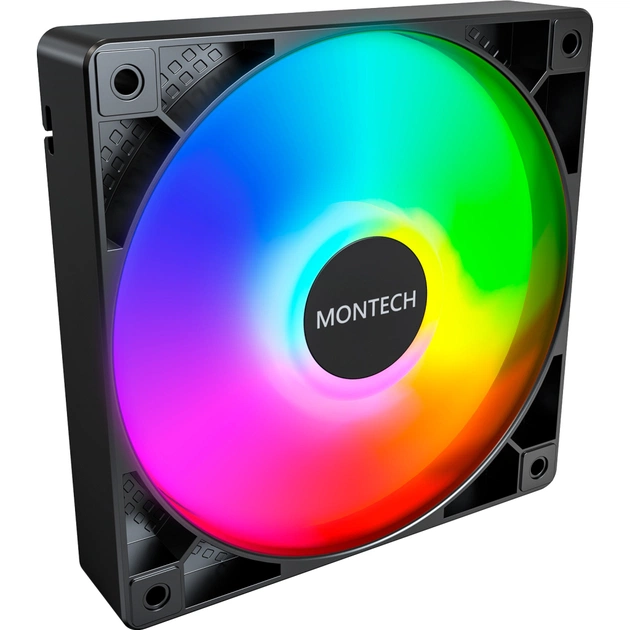 Кулер до корпусу MONTECH GF120 PWM BLACK - зображення 1