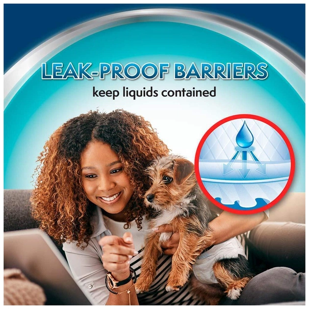 Підгузки для тварин Simple Solution Disposable Diapers Small для собак S 12 шт (0010279105832) - picture 4