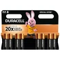 Батарейка Duracell AA лужні 8 шт. в упаковці (5000394006522 / 81417083 / 81480361) - зменшене зображення 2