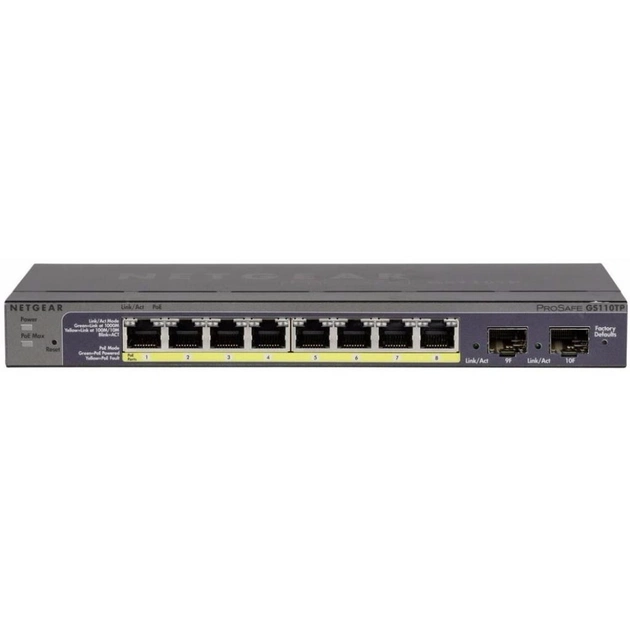 Комутатор мережевий Netgear GS110TP-200EUS - изображение 1