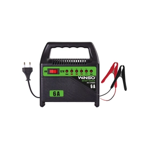 Зарядний пристрій для автомобільного акумулятора WINSO 6В-12В.Макс.струм підзарядки 6А.Макс.Ем 80Ah (139060) зображення 1