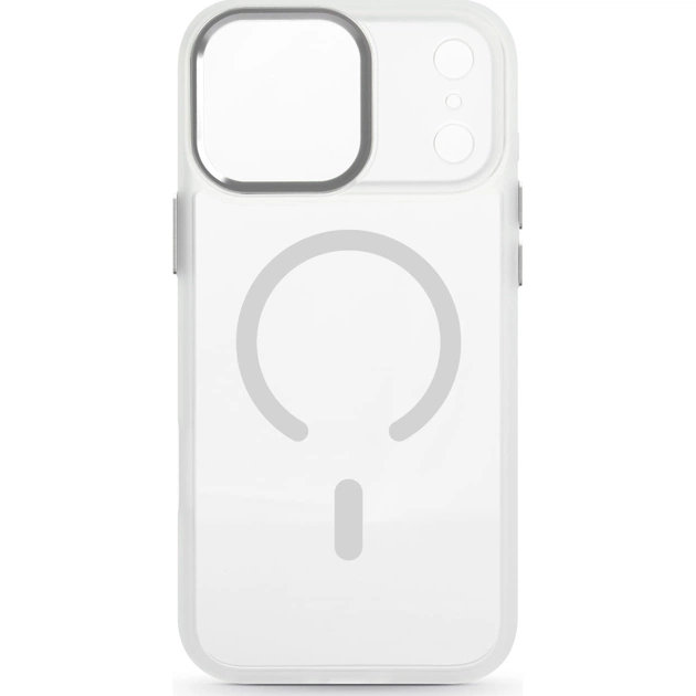 Чехол для мобильного телефона Armorstandart Unit-C MagCase Apple iPhone 17 Pro Max Matte Clear Silver (ARM91205) - изображение 1