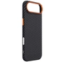 Чохол до мобільного телефона Armorstandart LikeCarbon2 SE MagCase Apple iPhone 17 Air Black Orange (ARM89155) - зменшене зображення 3